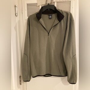 Olive Green Fleece Jacket